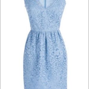 Shoshanna Periwinkle Lace Sierra Dress